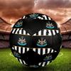 Newcastle United Logo Indoor Soccer Ball Colorful All Ages Size 5 Machine Stitched PVC Competition Ready Durable High-Bounce