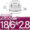 60-Teeth 5M Timing Pulley, T-Slot Width 16/21/27mm, BF Type Stepped with Machined Hole 6-20mm
