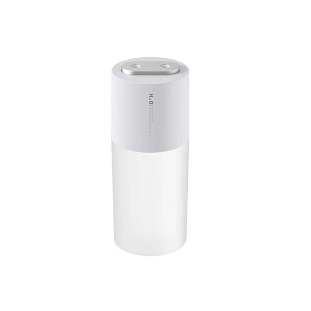 

400ml USB Rechargable Air Humidifier Double Spray Nozzle Air Diffuser for Home Office Tabletop Car white77*77*190