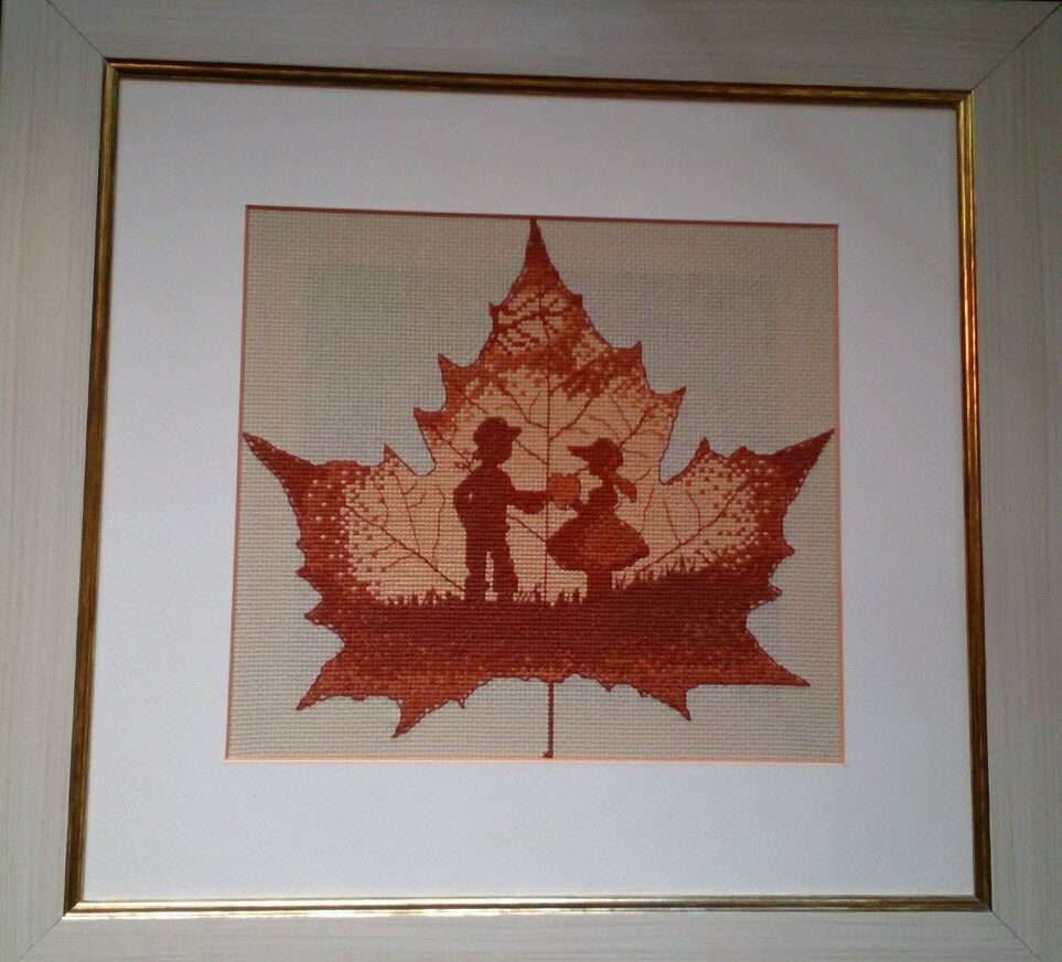 Cross Stitch Kit Abris Art Leaf