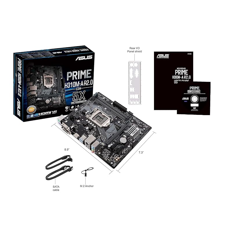 ASUS Intel H310 mounted motherboard LGA 1151 correspondence PRIME H310M-A R2.0 / DDR4 2666MHz SATA 6Gbps [mATX]