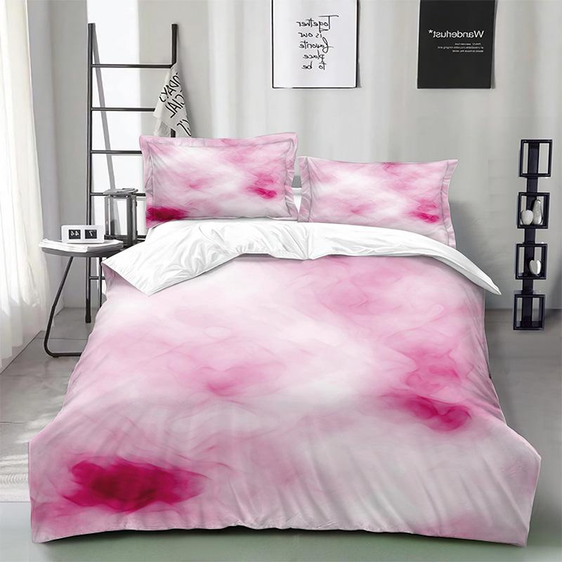 Colorful Marble Duvet Cover Abstract Geometric Bedding Set King Queen For Adults Kids Bedroom Decor Microfiber Comforter Cover