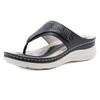 Fashion Shoes for Women Summer Plus Size 36-42 Fashion Comfortable Wedges Casual Flip Flops Hollow Out Non-slip Sandals Outside Slippers