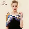 ITARORA 100% Mulberry Silk Square Scarf
