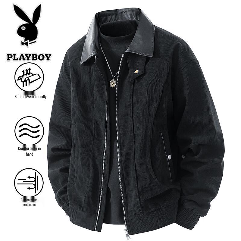 Playboy Men's Spring/Fall Casual Lapel Jacket