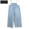 25AW 25-07965 Light Blue X Light Gray Nylon Dressing Denim Pants Bottoms O blueUsed