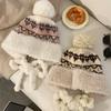 New Warm Warm Ear Protection Hat Ethnic Style Thick Plush Ear Protection Hat Pompom Fluffy Cute Bucket Hat for Women