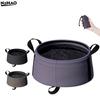 Nylon Portable Collapsible Sink 8.5L -Foldable Travel Basin For Outdoor,Camping, Hiking, Feet Face Dishes, Lightweight & Compact