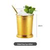 Kupferbeschichteter Moscow Mule Becher, 304 Edelstahl, Gehämmertes Design, Wein- & Cocktailglas