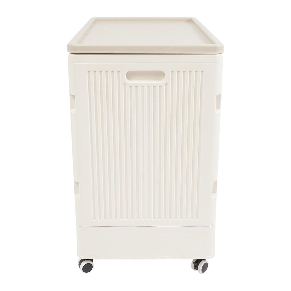 Large Capacity Clothes Basket, Rolling Laundry Basket, Collapsible Laundry Basket Injection-molded HIPS and PP for Families