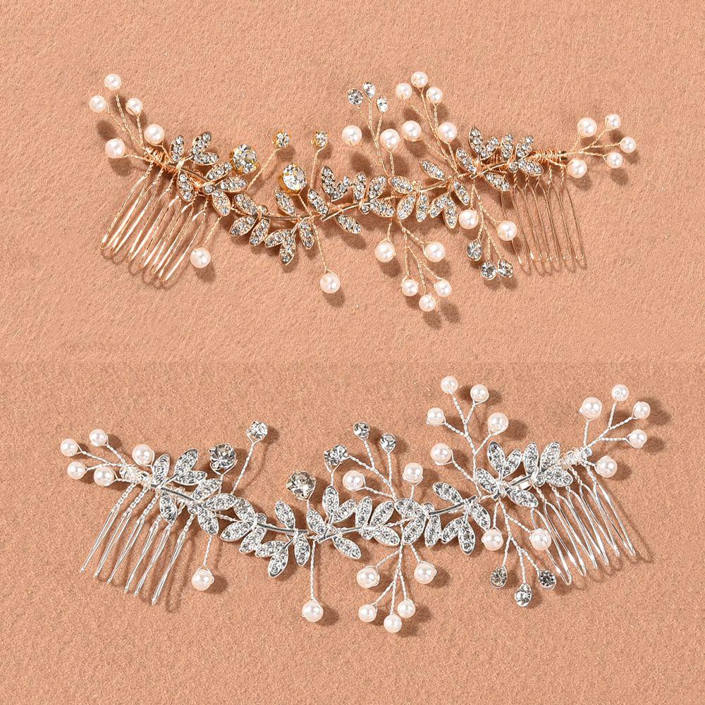 

Золотая, серебряная повязка на голову, аксессуары для волос, расческа для волос, повязка на голову, тиара с листьями и цветами