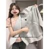 Women's Loose-Fit Retro Turtleneck Hoodie Cardigan - Autumn 2025 Niche Couple Design 