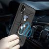 Case for Motorola Moto E7 Power / E7i Power, Armored with Ring, Black