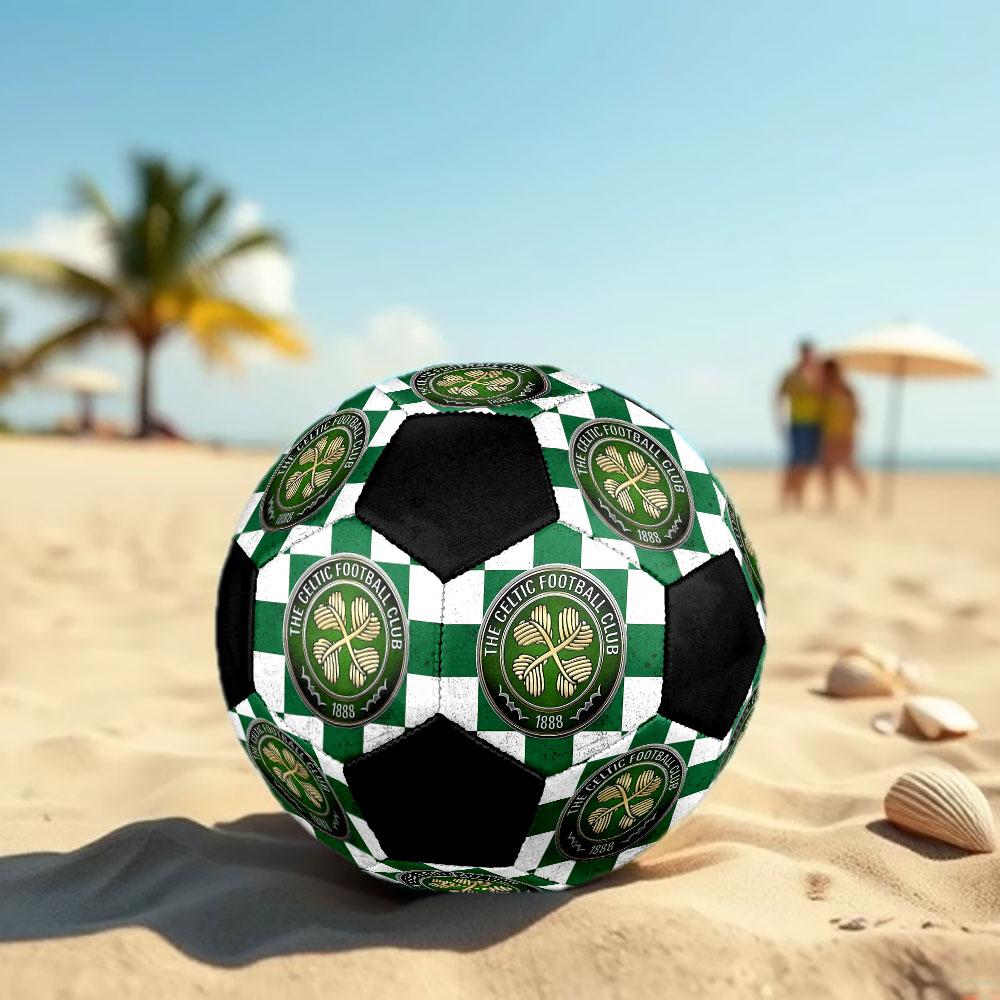 1pc Celtic Football Club Soccer Ball Size 5 Indoor Soccer Ball Fashion Colorful Backyard Game - Great For Sports Fans Gift HE1