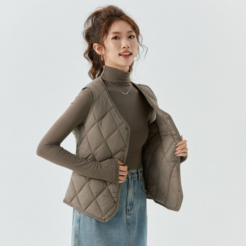 Women's Autumn and Winter Short Velvet Vest Liner To Keep Warm, Comfortable and Simple Women's Vest
