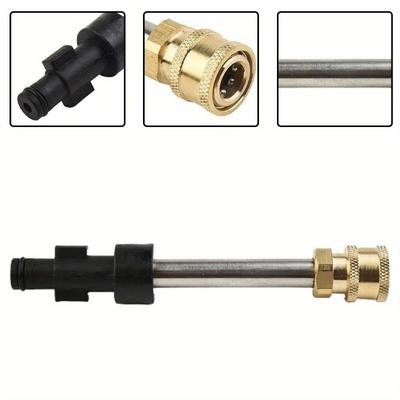 1 pièce Adaptateur Rapide pour Nettoyeur Haute Pression 1/4 Convertisseur Adaptateur de Lavage Voiture Jardin 3600 PSI Raccord Rapide de Libération pour Karcher
