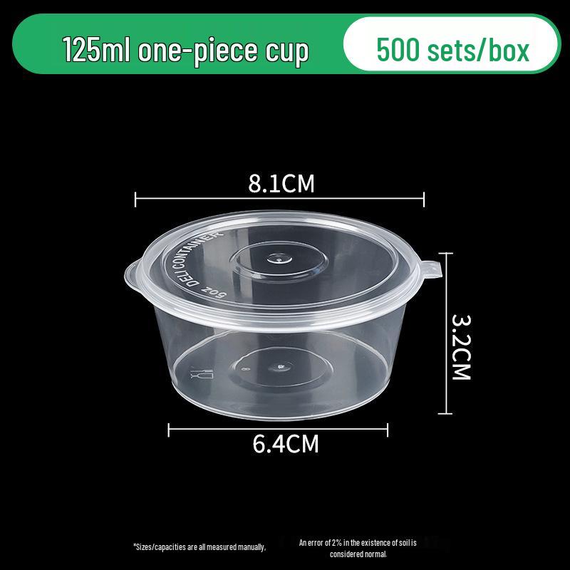 Round Disposable Sauce Cups - 25/50/100ml | Portioning & Takeaway Containers