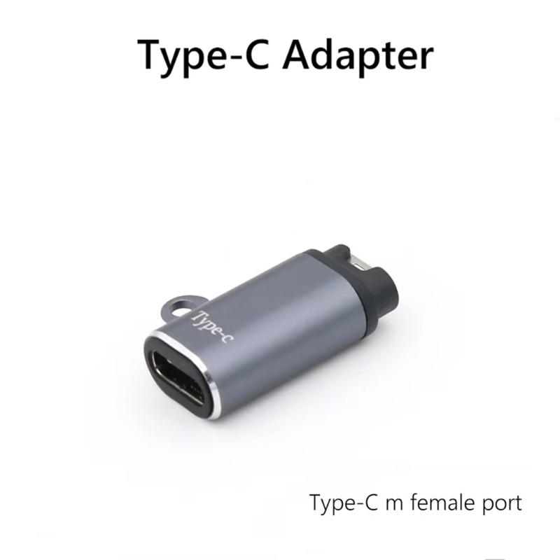 Type C/8Pin/5Pin/DC5521 Charging Adapter for 7/6/5 Smartwatches for Efficient and Stable Power Supply