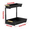 Pull Out Cabinet Organizer 2-Tier Under Sink Organizers And Storage Large Capacity Kitchen Baskets Home Organization For Laundry