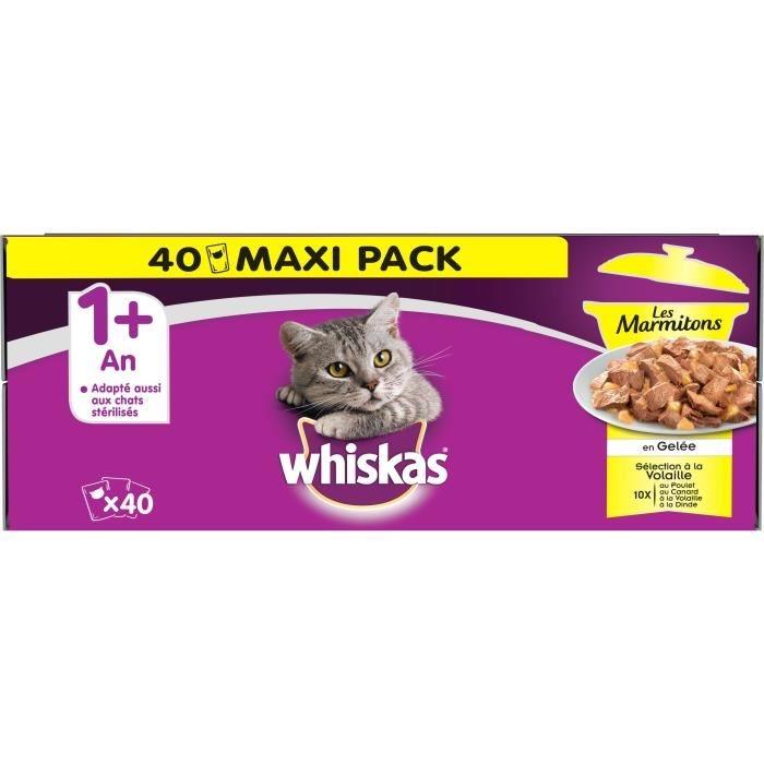 whiskas 40 megapack