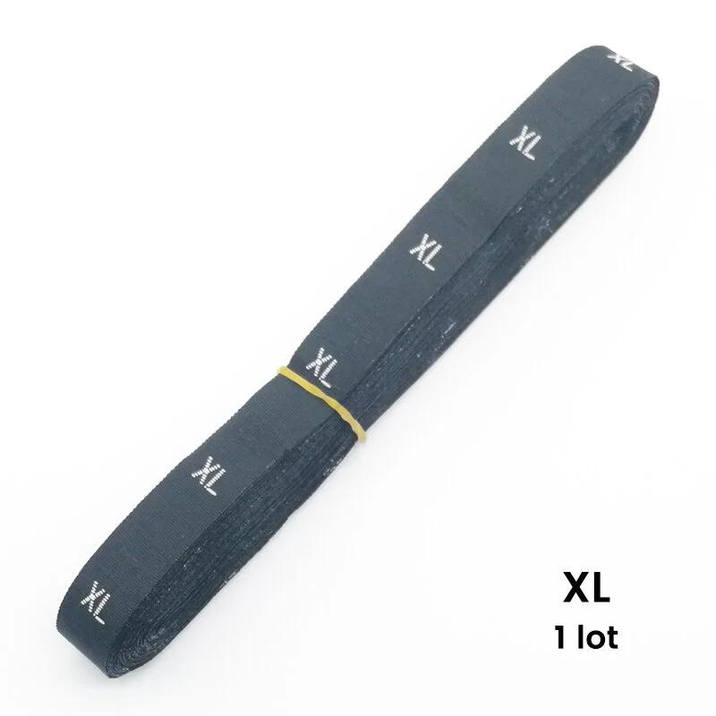 500 Pieces/batch Size Label Clothing Fabric Label Accessories Black and White Clothing Size Labels