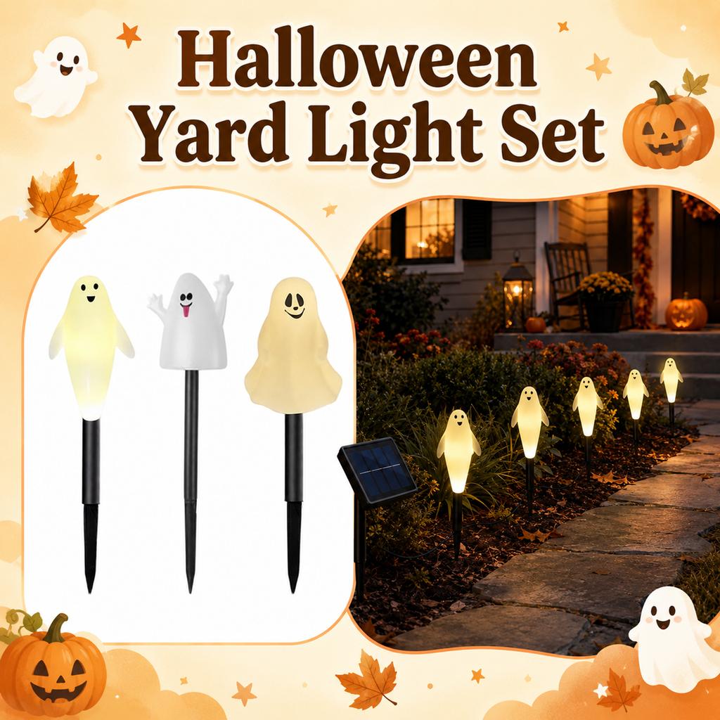 Halloween Ground Stake Lights for Outdoor Garden Decoration