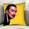 1Pc Surrealist Artist Salvador Dali Polyester Cushion Cover 2D Double-Sided Print, Decorative Pillow Case For Home Decor, Ideal