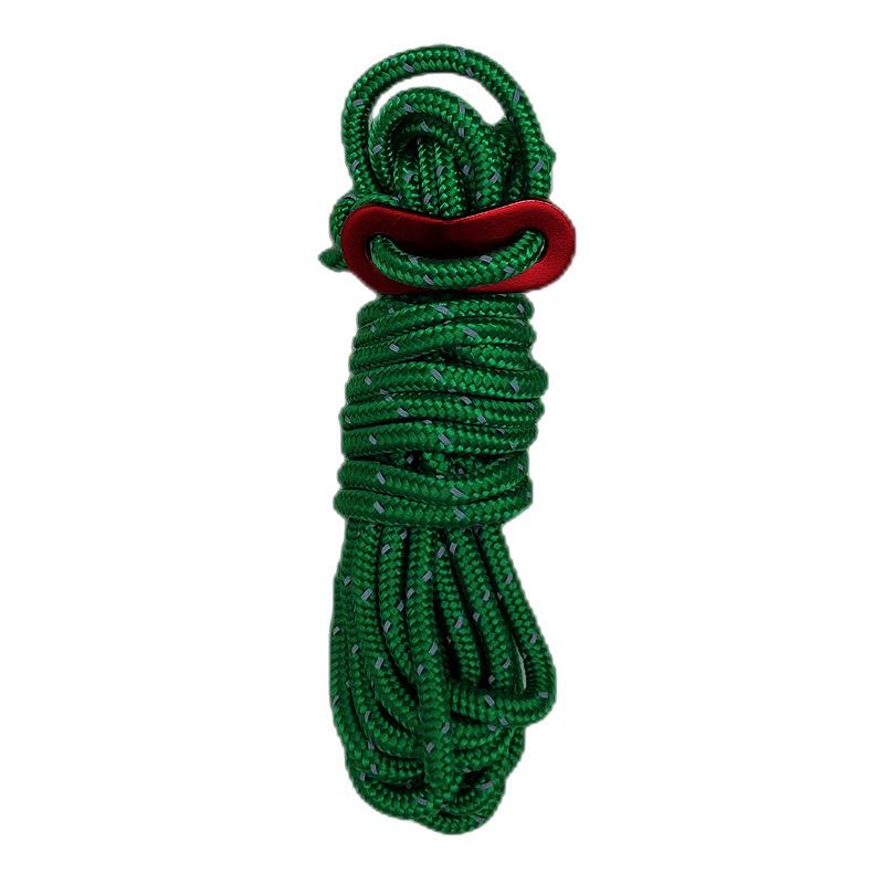 Double-Eye Fixed Outdoor Aluminum Alloy Tent and Canopy Rope Buckle