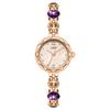 Women'S Retro Light Luxury Bracelet Watch Niche High-End Heart-Shaped Rhinestone Light Luxury Quartz Women'S Watch