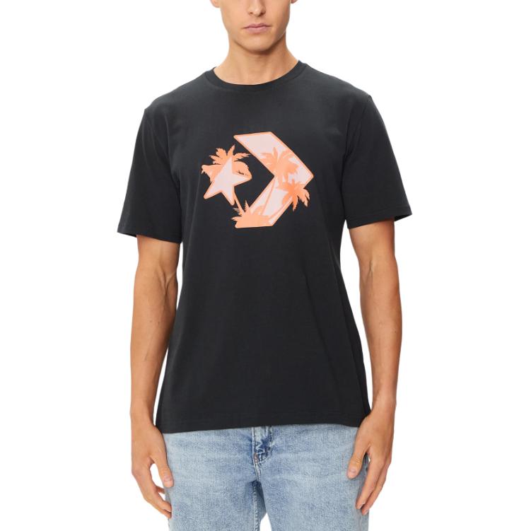 Converse Star Chev Festival T Shirt Men s Black 10026417-A01 M