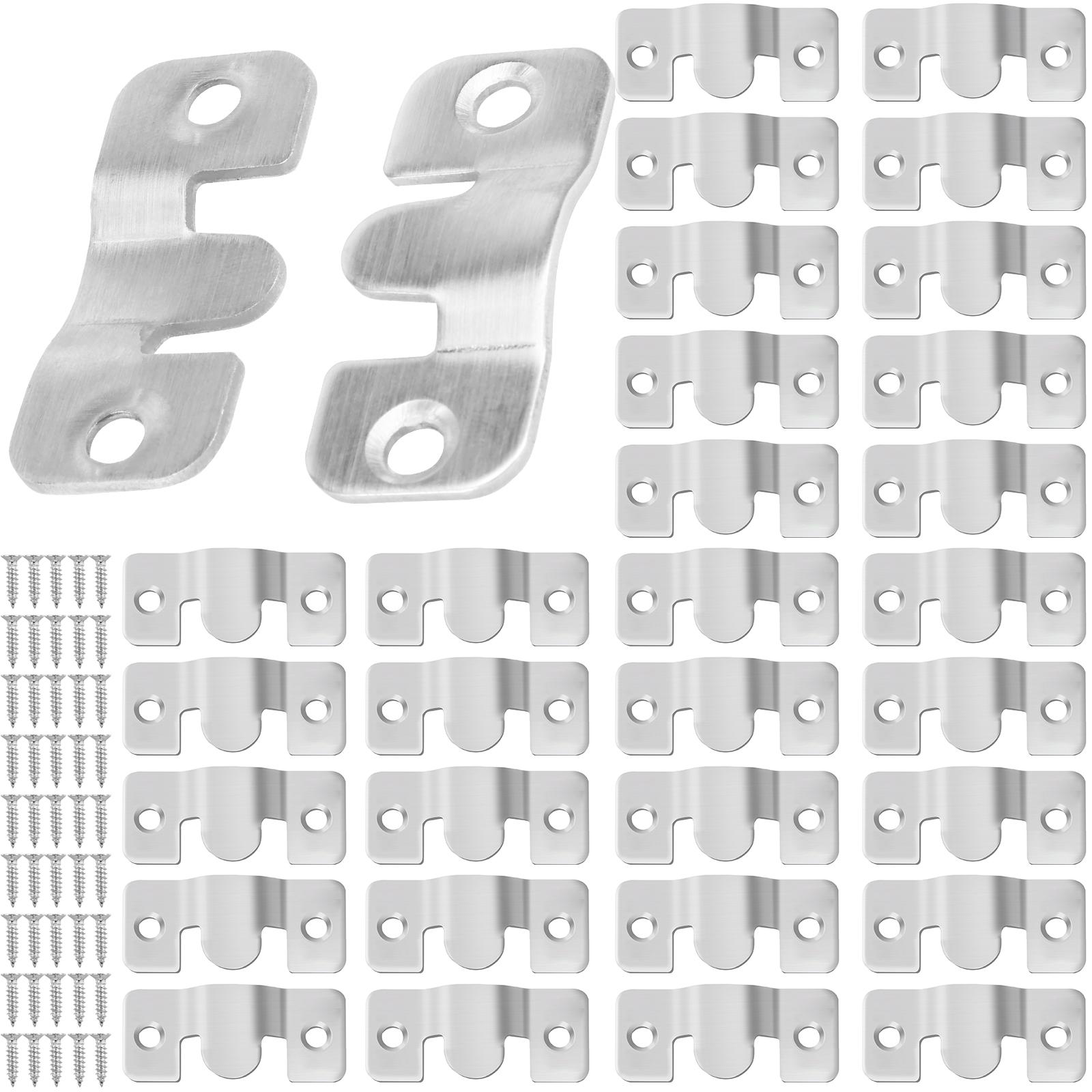 

Вешалка для французских планок, фурнитура для подвешивания зеркал из нержавеющей стали, кронштейн для скрытого монтажа на стену, крючок с пряжкой для художественной рамы