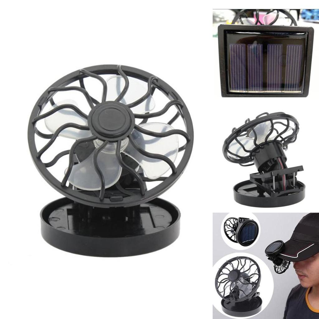Premium Quality Clip-on Solar Cell Fan With Energy Saving Sun Power Cooling Design
