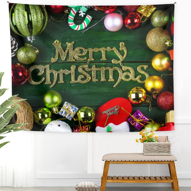 Christmas Tapestry Amazon European and American Holiday Christmas Background Cloth Bedroom