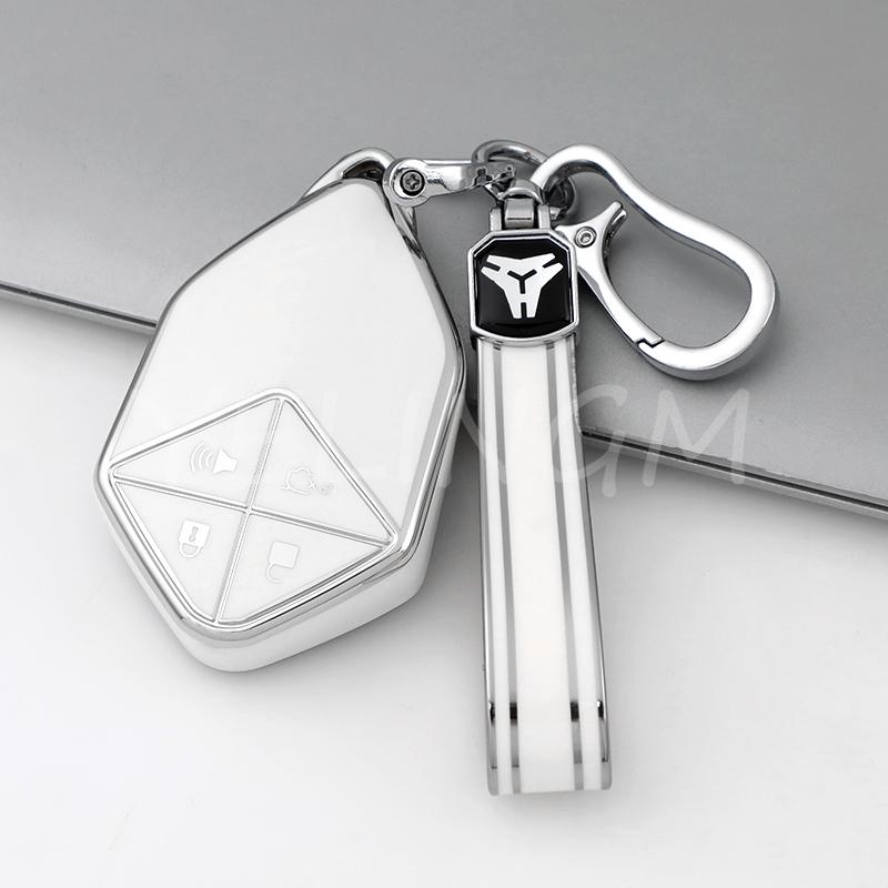 Smart Remote Key Car Key Case Bag For Changan Deepal S7 S07 Sl03 S05 G318   Keychain Protective Cover Protection Shell