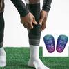 1 par de mini caneleiras de futebol, protetor de perna resistente ao desgaste e com absorção de choque, leve e portátil para treinamento de futebol