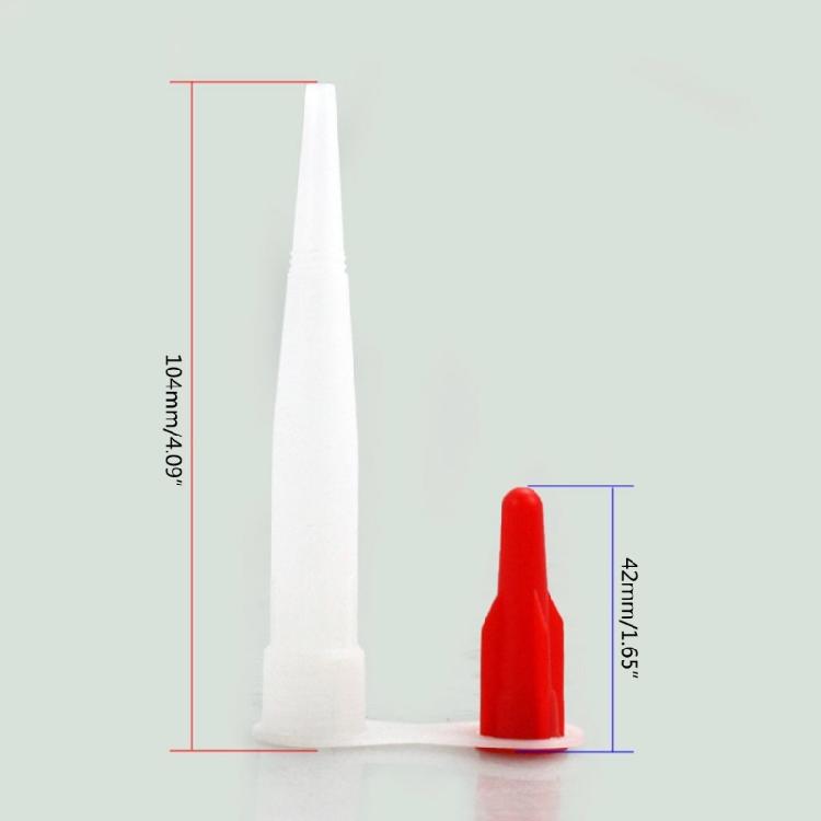 Kitchen Household Caulk Sealant Tool Replacement Tips Cartridge Tips Nozzles