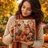Handmade Pearl Painting Kit Sparkling  Art Kit Art Kit Beaded Canvas Art  Thanksgiving Gift