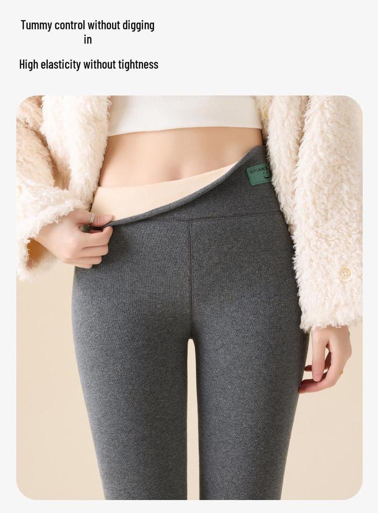 2025 Style Light Winter Fleece-Lined Leggings: Slimming, Durable, Skin-Friendly, and Anti-Pilling.