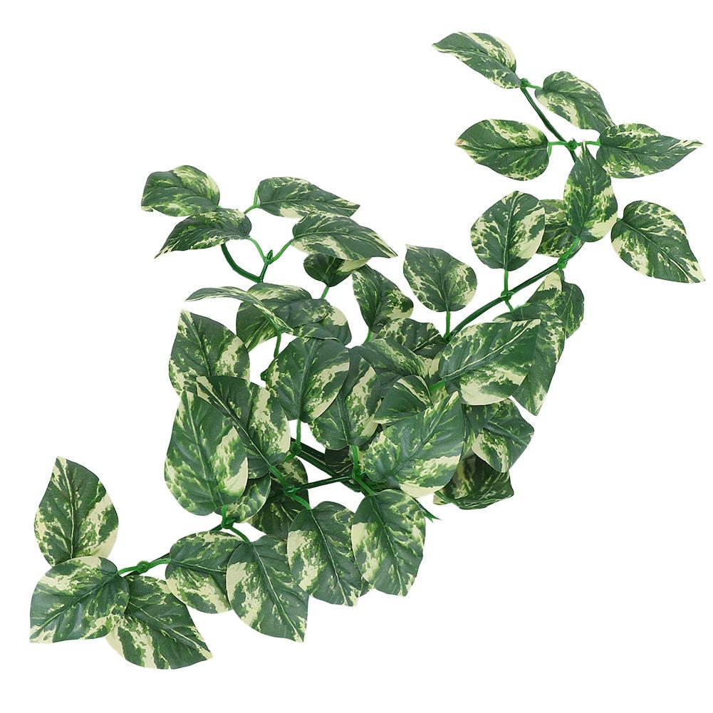 Aquatic Plant Simulation Rattan Leaves Landscaping for Climbing Pet Box Aquarium Fish Tank