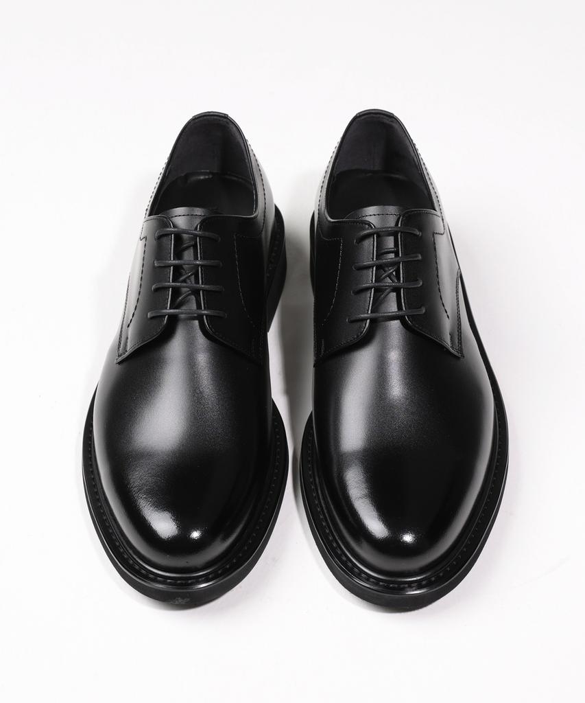 Brenowelt Tony 4-Hole Black Derby Shoes 4810
