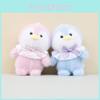 Charming Little Penguin Plushie Soft Short Plush Bag Ornament Pp Cotton Filling