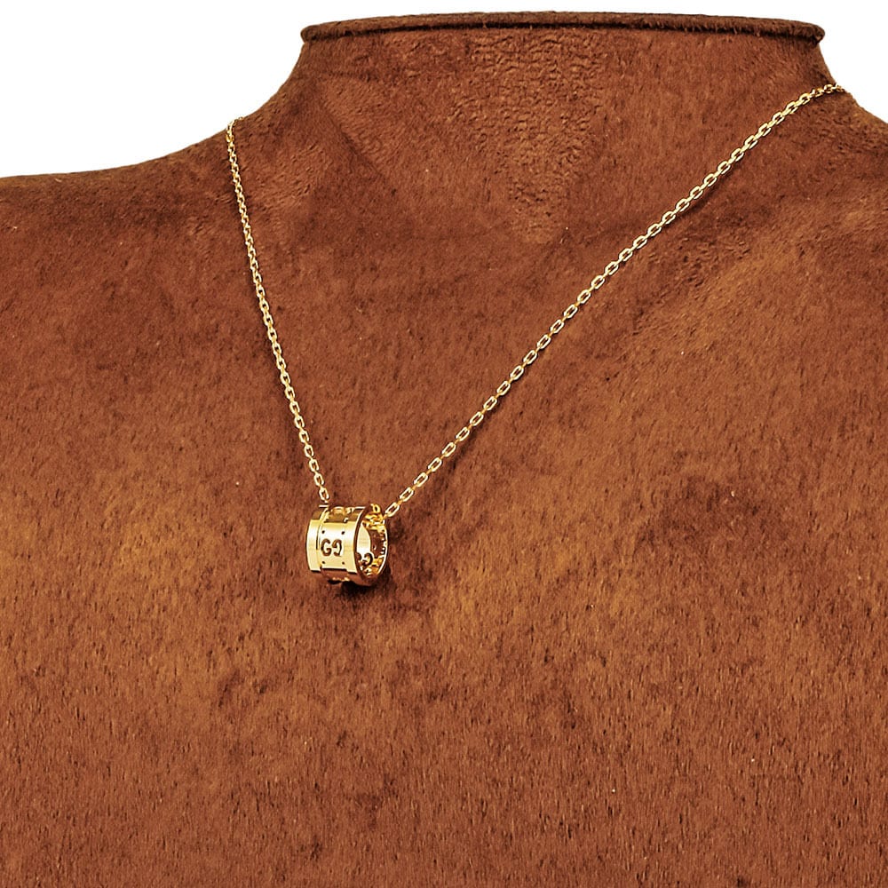 Gucci Icon 18K Gold Necklaces Women's Gold 214169-j8500-8000