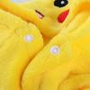 Roztomilý kostým pro mazlíčky Pokémon Go s designem Pikachu s kapucí pro psy a kočky