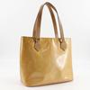 LOUIS VUITTON Houston Tote Bag M91054 Rose yellow Monogram Vernis Women Used