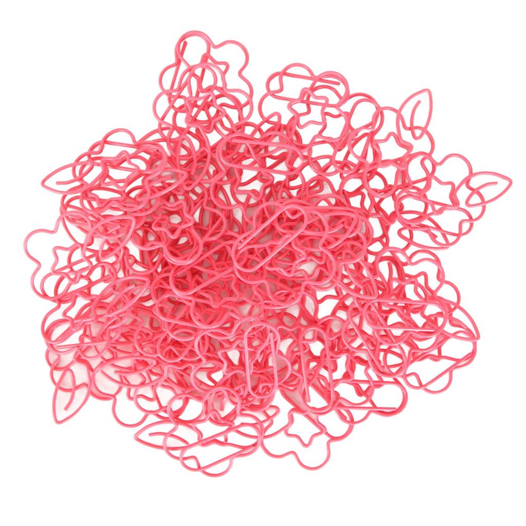 90 ks Kovové kancelářské sponky Kreativně roztomilé kancelářské sponky Malé přenosné kancelářské sponky pro studenty Kancelář