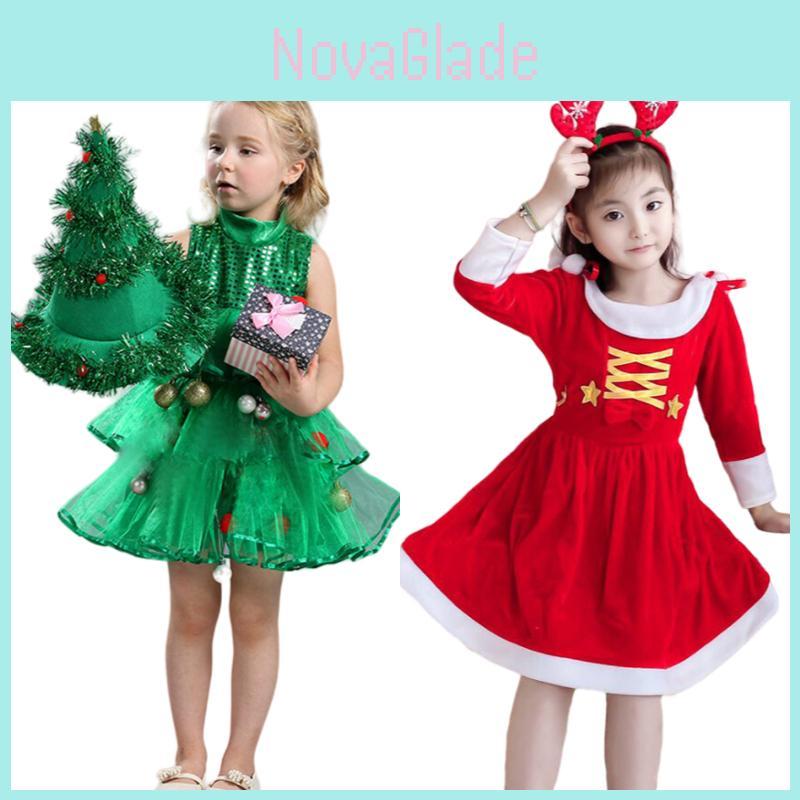 Girls Christmas Costume For Cosplay Cute And Lovely Princess Style European And American Fashion