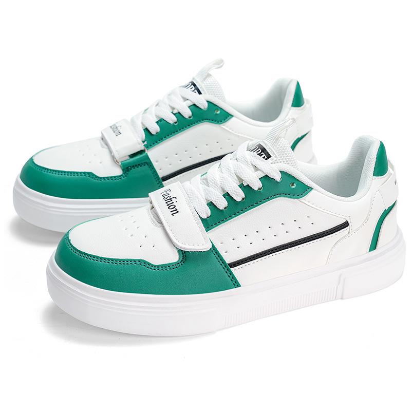 

Trendy Hong Kong Style Thick-Soled White Sneakers - Lightweight, Large Size, Flat, Casual Shoes for Men and Women 43
