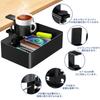GAGUIUP Under-Desk Drawer Storage Rack, 360-Degree Rotating, Under-Desk Drawer, Under-Table Storage, Cup Holder, Desk Storage Box, No Drilling
