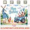 Party Backdrop Happy Birthday Birthday Photo Booth Background Wall Decor
