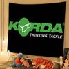 KKorda Fishing Logo Printed Large Wall Tapestry Cheap Hippie Wall Hanging Bohemian Wall Tapestries Mandala Home Decor